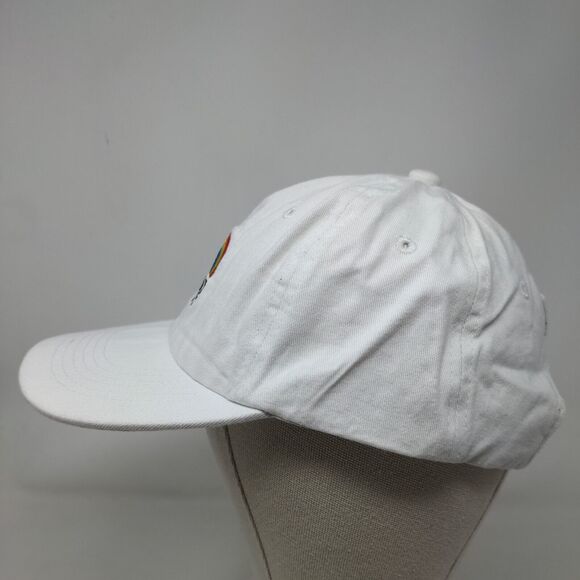 Deep Eddy Vodka Pride Rainbow Slideback Hat White One Size Embroidered - Picture 3 of 6